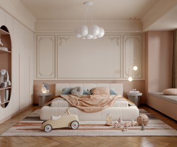 French Style Girl's Room Daughter's Room-ID:601043941