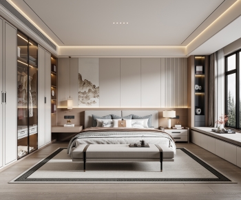 New Chinese Style Bedroom-ID:807290083