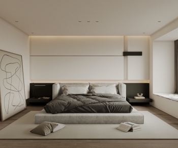Wabi-sabi Style Bedroom-ID:761493927