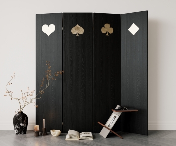 Modern Wooden Screen Partition-ID:782672883