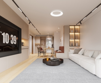 Modern A Living Room-ID:240280682