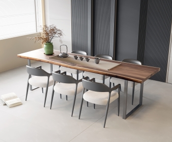Modern Dining Table And Chairs-ID:390861089