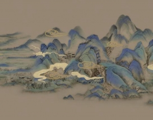 新中式壁纸壁画-ID:778999096