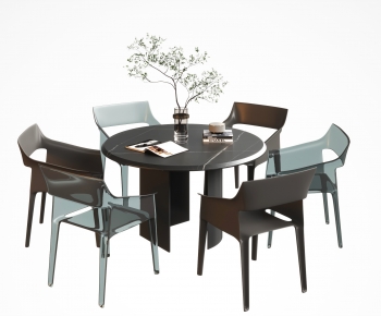 Modern Dining Table And Chairs-ID:487725027