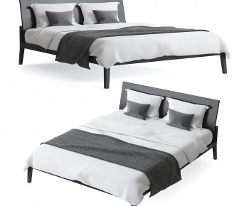 Modern Double Bed-ID:955473903
