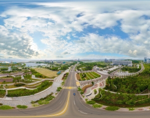 白天城市生态绿化全景HDR-ID:953176025