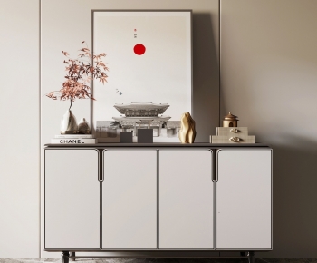 New Chinese Style Entrance Cabinet-ID:572290491