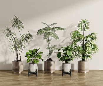 Modern Ground Green Plant Potted Plants-ID:351250239