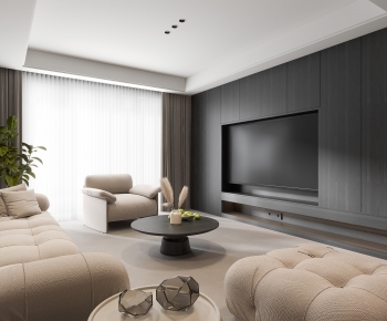 Modern A Living Room-ID:488292932