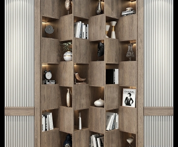 Wabi-sabi Style Bookcase-ID:736140978