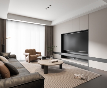Modern A Living Room-ID:164042952
