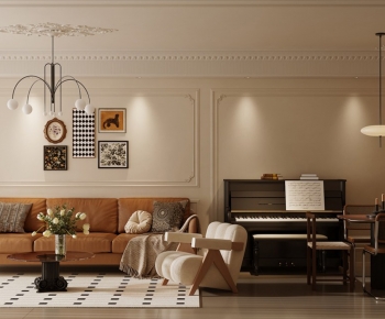 French Style A Living Room-ID:234213111