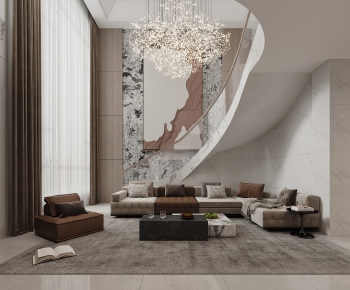 Modern A Living Room-ID:202867985