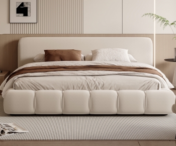 Modern Double Bed-ID:805912024