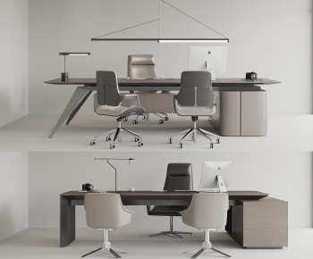 Modern Office Desk And Chair-ID:433079967