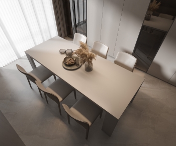 Modern Dining Table And Chairs-ID:392179978