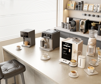 现代咖啡机 磨豆机 饮水机-ID:157940469