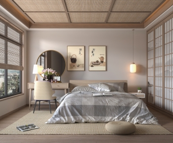 Japanese Style Bedroom-ID:282727967