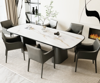 Modern Dining Table And Chairs-ID:965012076