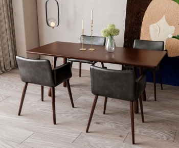 Modern Dining Table And Chairs-ID:121340842