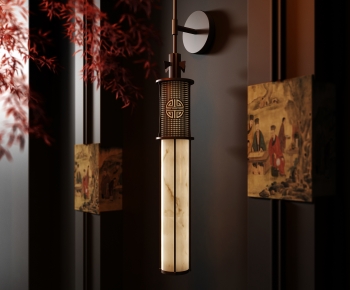 New Chinese Style Wall Lamp-ID:542186988