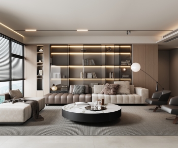 Modern A Living Room-ID:166734934