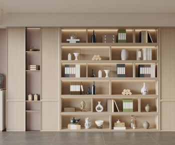 New Chinese Style Bookcase-ID:182276013