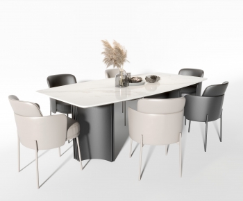 Modern Dining Table And Chairs-ID:577414992
