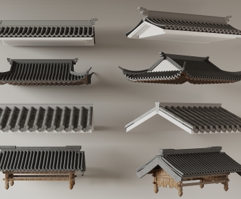 New Chinese Style Building Component-ID:867535117