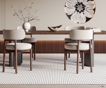 Modern Dining Table And Chairs-ID:737344986