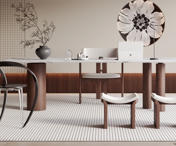 Modern Dining Table And Chairs-ID:160934938