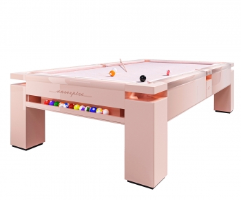 现代粉色台球桌-ID:444082986