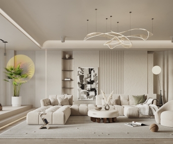 Wabi-sabi Style A Living Room-ID:416214949