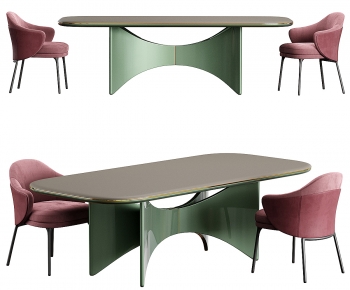 Modern Dining Table And Chairs-ID:976322895