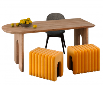 Modern Dining Table And Chairs-ID:979551085