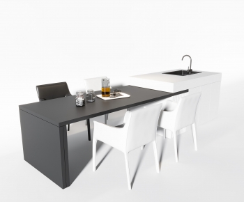 Modern Dining Table And Chairs-ID:497085092