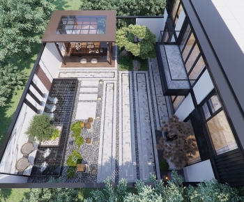 New Chinese Style Courtyard/landscape-ID:894038926