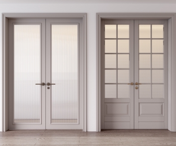Simple European Style Double Door-ID:814177044