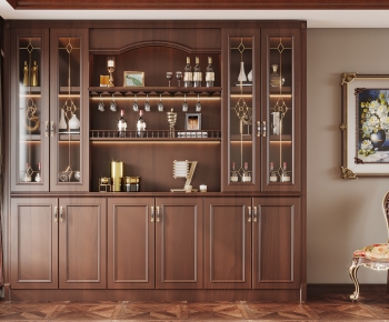 American Style Wine Cabinet-ID:815888882