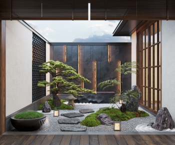 New Chinese Style Courtyard/landscape-ID:291750911