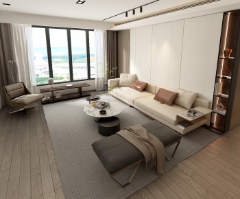 Modern A Living Room-ID:949887042