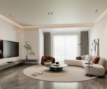 Modern A Living Room-ID:991386899