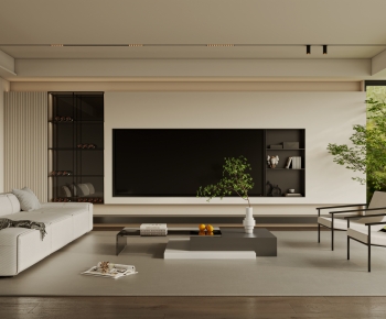Modern A Living Room-ID:249025114