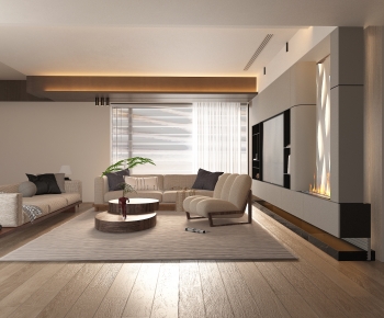 Modern A Living Room-ID:652277953