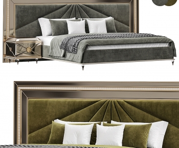 Modern Double Bed-ID:681130891