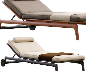 Poliform现代户外日光浴躺椅3D模型