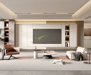 Modern A Living Room-ID:730797054