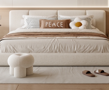 Modern Double Bed-ID:806516894