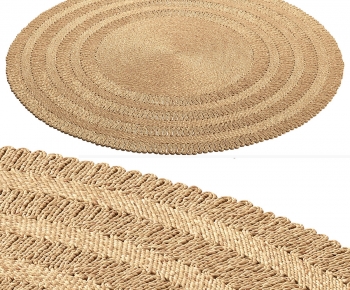 Modern Circular Carpet-ID:537468913
