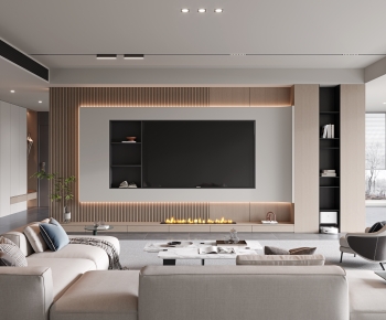 Modern A Living Room-ID:233368974